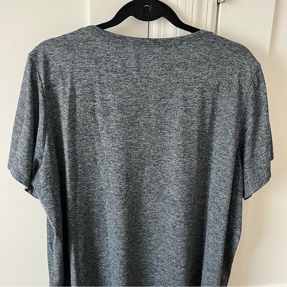 Nike Dri-Fit Athletic Short Sleeve Top Gray Sz 2X - Picture 12 of 15